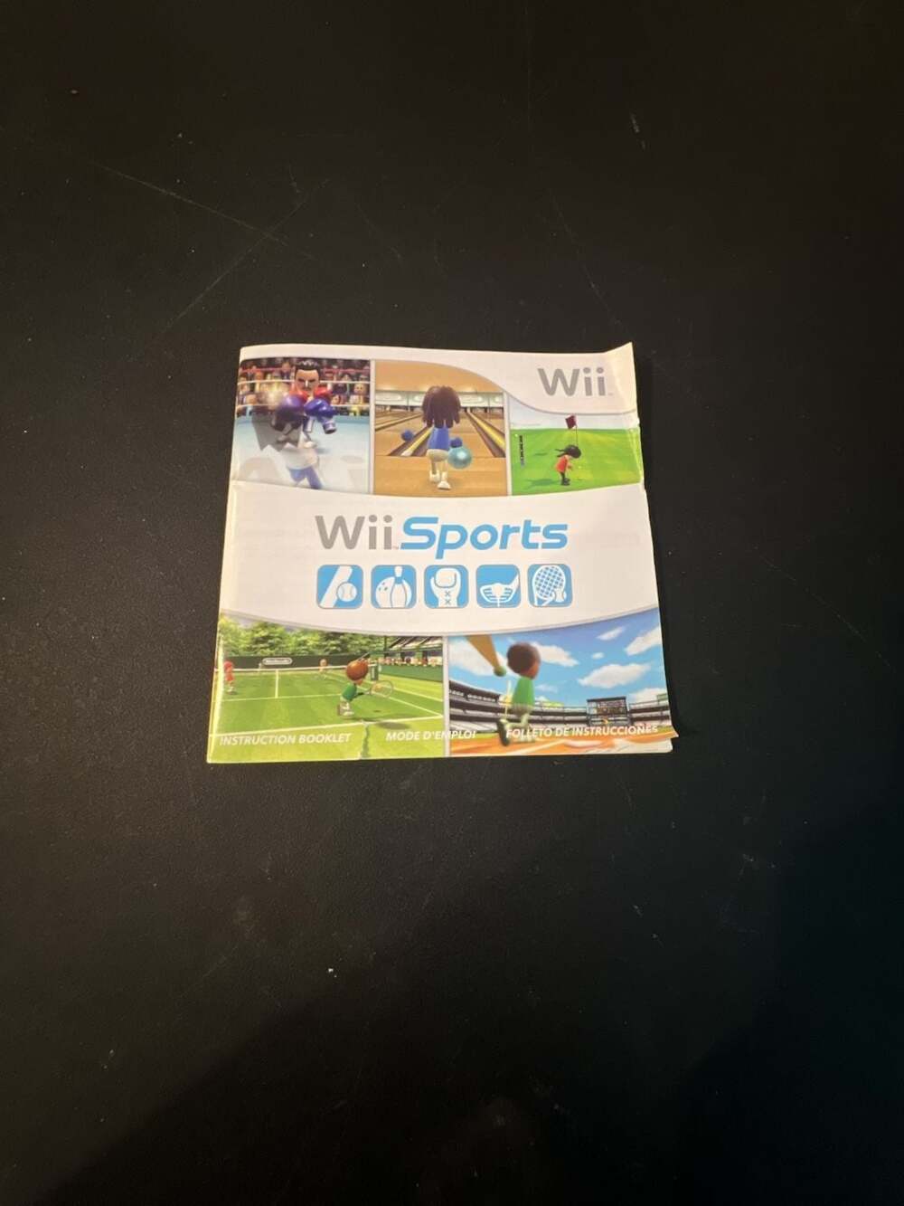 Nintendo Wii Sports Instruction Manual Booklet Only